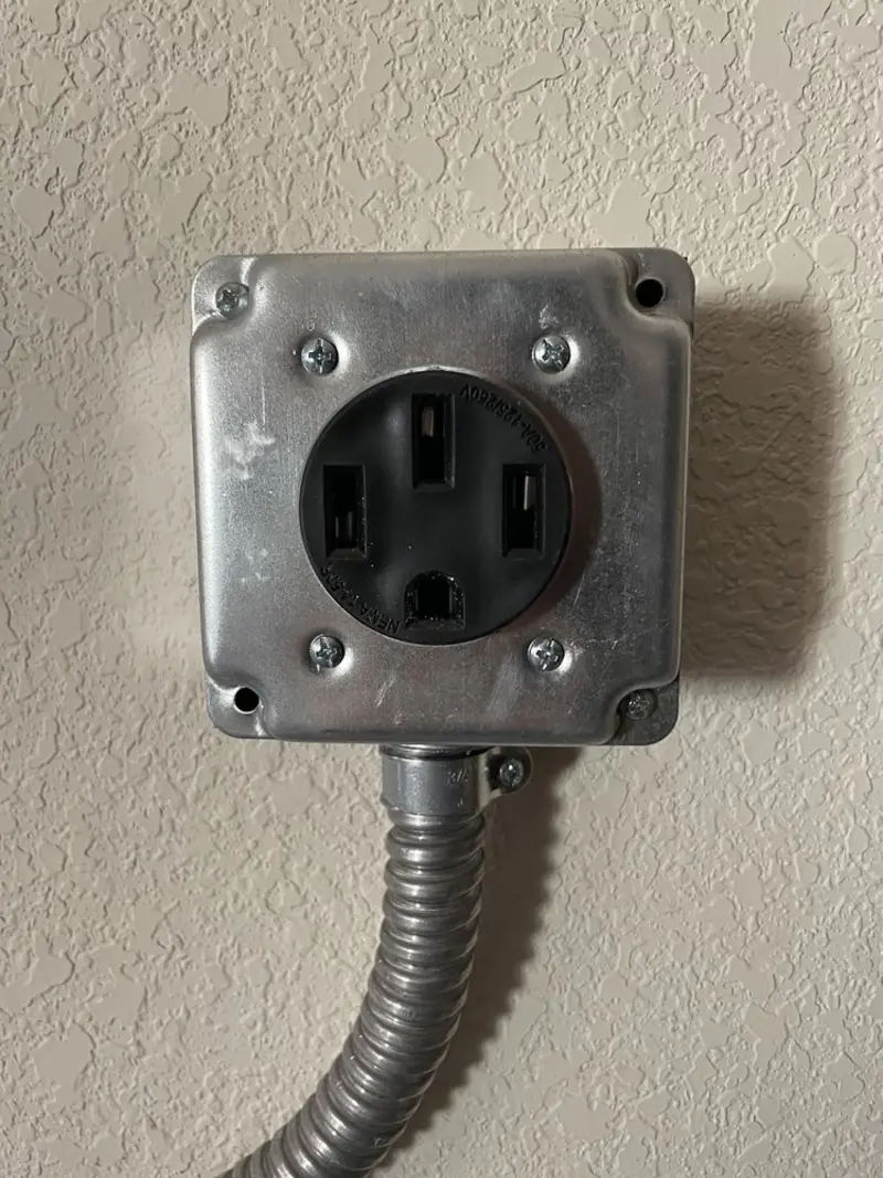 NEMA 14-50 outlet installed for Smart Home Electrical in South San Gabriel