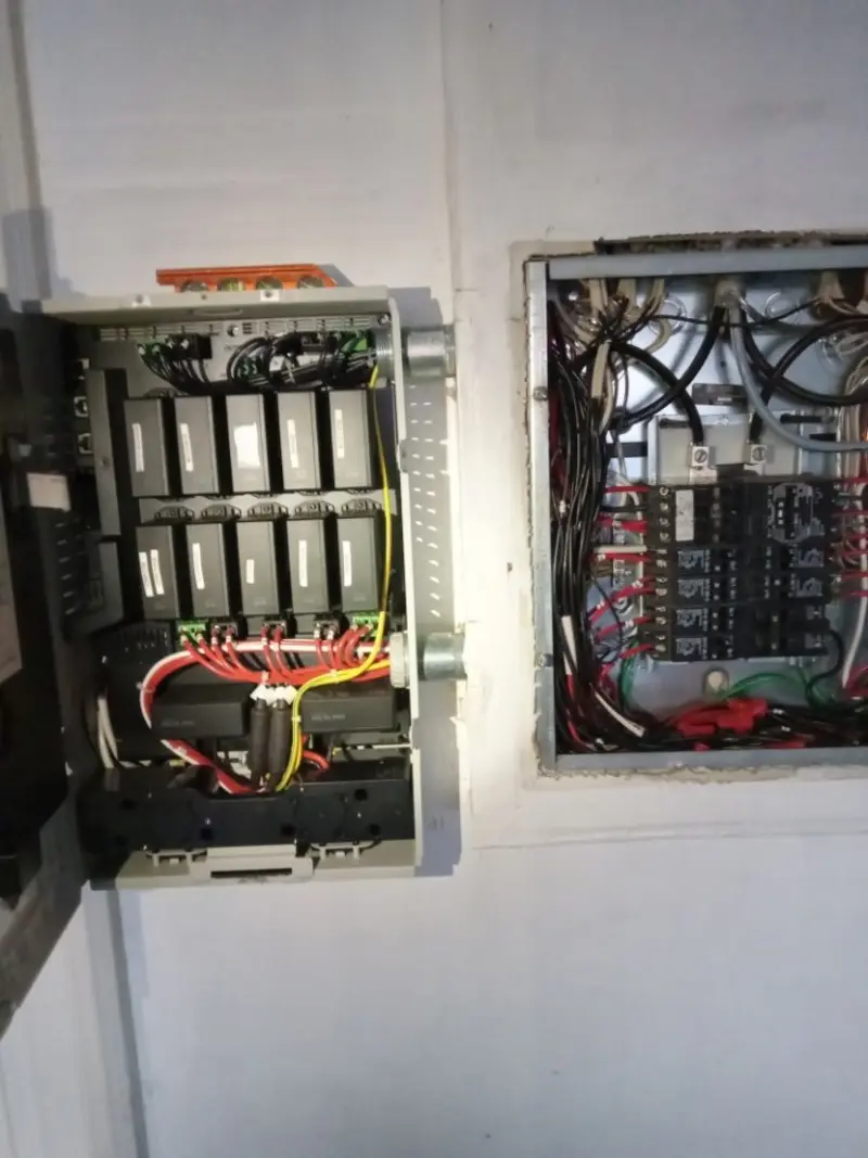 Electrical panel upgrade completed for Security Camera Wiring in South San Gabriel